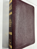 KJV STUDY BIBLE- BURGUNDY- GL GOLD GILDED