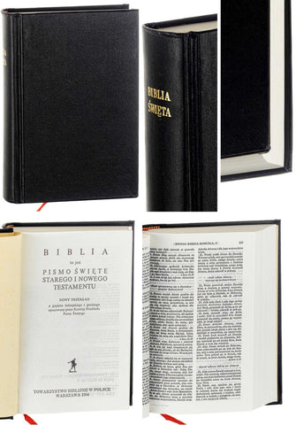 POLISH BIBLE - BIBLIA SWIETAL - BLUE HC