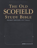 KJV SCOFIELDSTUDY- POCKET- BLACK ZIPPER