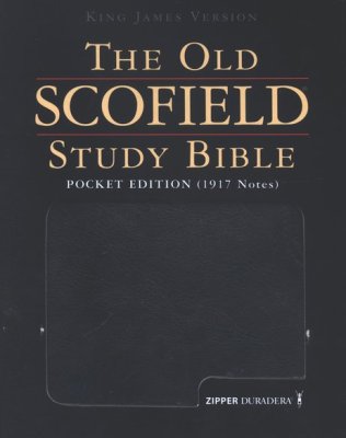 KJV SCOFIELDSTUDY- POCKET- BLACK ZIPPER