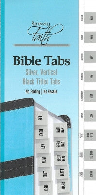 BIBLE TABS SILVER VERTICAL