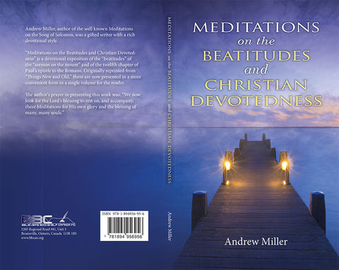 MEDITATIONS ON THE BEATITUDES-ANDREW MILLER