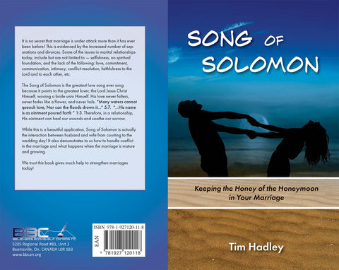 SONG OF SOLOMON , TIM HADLEY- SPIRALBOUND