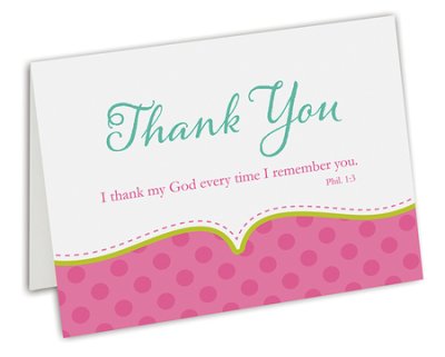 CARDS - THANK YOU PINK
