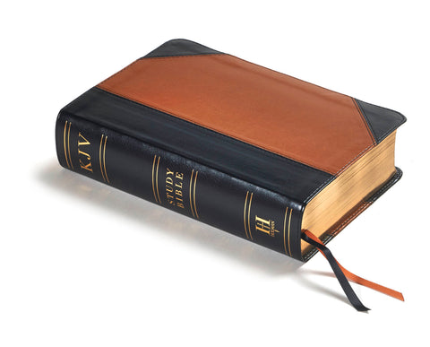KJV - STUDY PERSONAL BLK/TAN