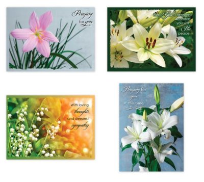 BOXED CARDS - SYM - LILLIES