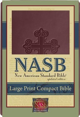 NASB COMPACT LP BURGUNDY CROSS