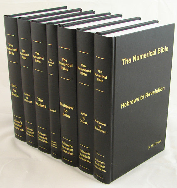 THE NUMERICAL BIBLE 7 VOLUME SET, BY F.W. GRANT, Believers