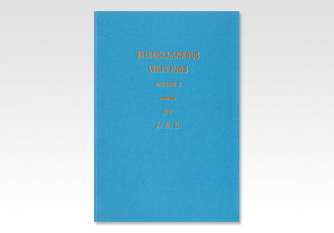 MISCELLANEOUS WRITINGS VOLUME 5 - J. N. DARBY