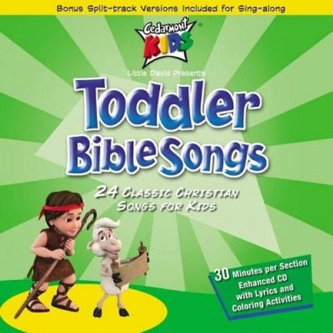 TODDLER BIBLE SONGS CD CEDARMONT KIDS