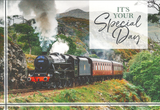 BOXED CARDS - BD - BIRTHDAY LOCOMOTIVES