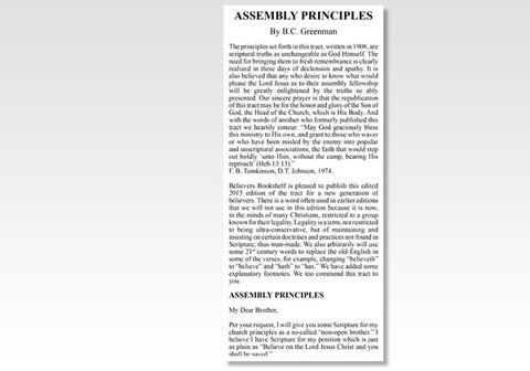 TRACT - ASSEMBLY PRINCIPLES