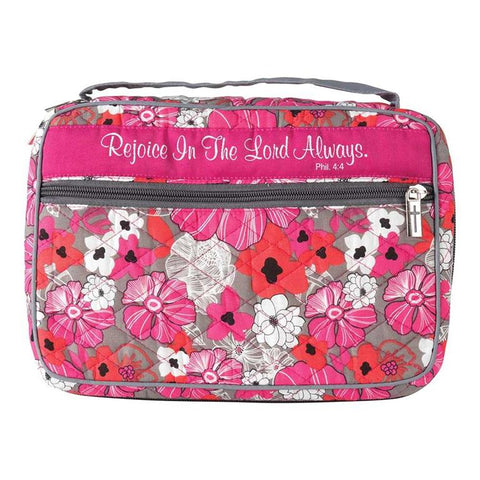 BIBLE CASE - QUILTED - REJOICE