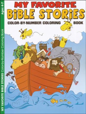FAVORITE BIBLE STORIES COLORING  BOOK 4-7