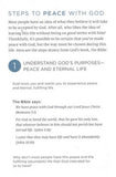 TRACT - STEPS TO PEACE WITH GOD PK/25 ESV