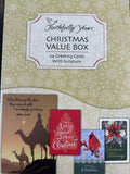 BOXED CHRISTMAS CARDS - VALUE BOX 24