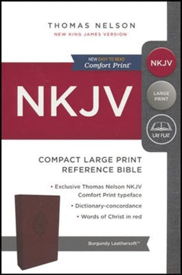 NKJV - LP COMPACT REF BURG LEATHERTOUCH