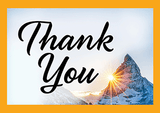 WALLET THANK YOU! MOUNTAINS PKG OF 50