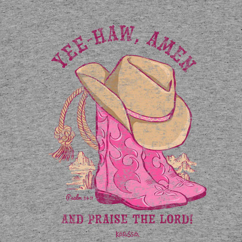 TSHIRT-YOUTH-YEE HAW-YLG