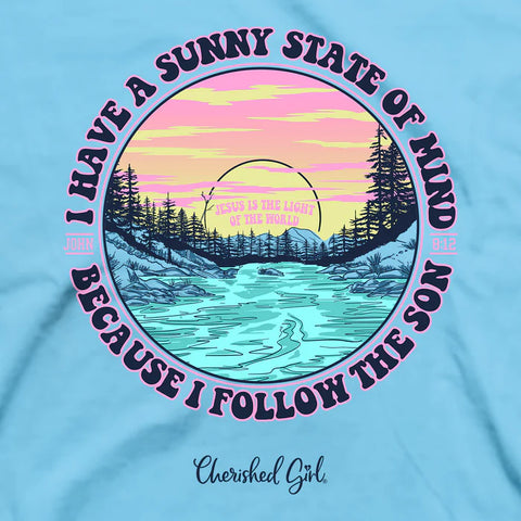 TSHIRT - SUNNY STATE OF MIND - 2XL