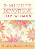 3 MINUTE DEVOTIONS FOR WOMEN