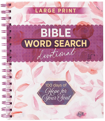 WORD SEARCH DEVO - LP - 100 DAYS OF HOPE