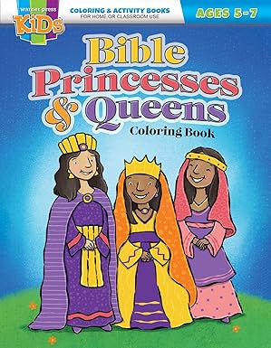 BIBLE PRNICESSES & QUEENS COLOURING BOOK 5-7