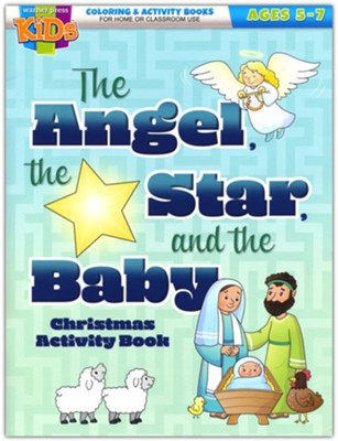ANGEL, STAR AND BABY COLOURING & ACTIVITY 5-7