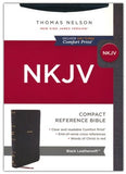 NKJV - LP COMPACT REF BLK LEATHERTOUCH