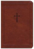 NKJV - LP COMPACT REF BROWN LEATHERSOFT