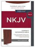 NKJV - LP COMPACT REF BROWN LEATHERSOFT
