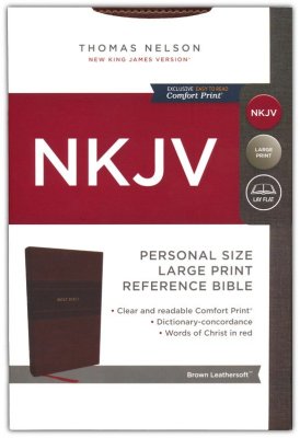 NKJV - PERSONAL LP REF BROWN LS