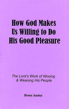 HOW GOD MAKES US WILLING TO DO HIS GOOD PLEASURE - BRUCE ANSTEY