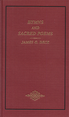 HYMNS AND SACRED POEMS - JAMES G. DECK