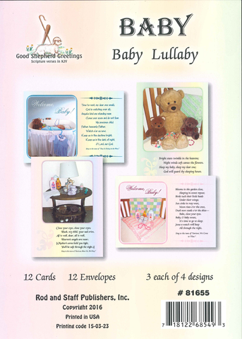 BOXED CARD - BABY - BABY LULLABY