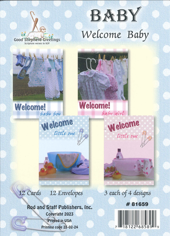 BOXED CARD - BABY - WELCOME BABY