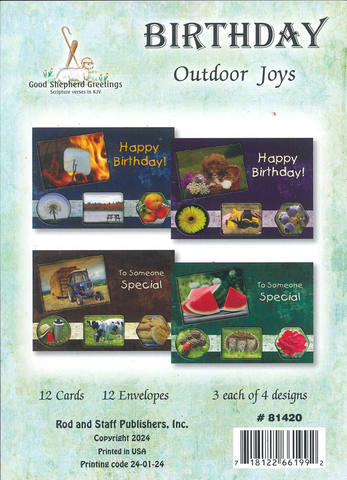 BOXED CARD - BIRTHDAY - OUTDOOR JOYS - KIDS