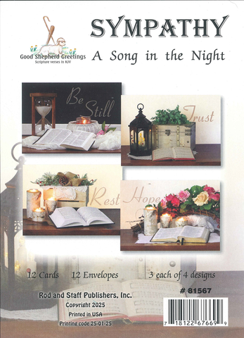 BOXED CARD - SYSMPATHY - A SONG IN THE NIGHT