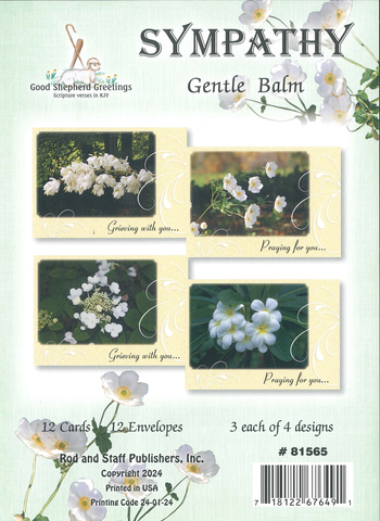 BOXED CARD - SYSMPATHY - GENTLE BALM