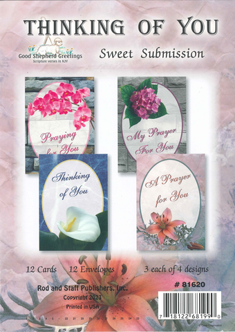 BOXED CARD - THINKING OF YOU - SWEET SUBMISSION