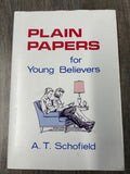 PLAIN PAPERS, A.T. SCHOFIELD- Hardcover