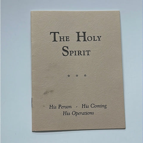 THE HOLY SPIRIT- H. E. HAYHOE
