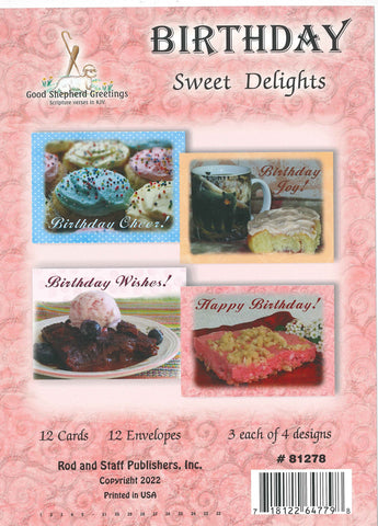 BOXED CARD - BIRTHDAY - SWEET DELIGHTS