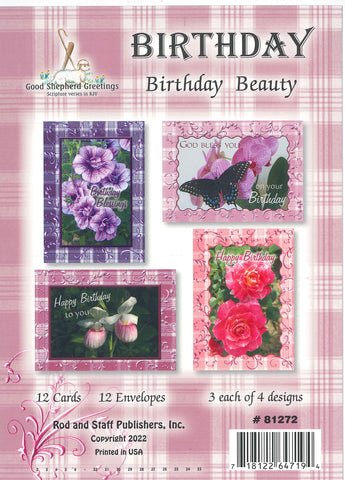 BOXED CARD - BIRTHDAY - BIRTHDAY BEAUTY