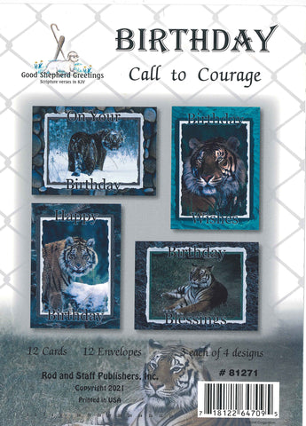 BOXED CARD - BIRTHDAY - CALL TO COURAGE