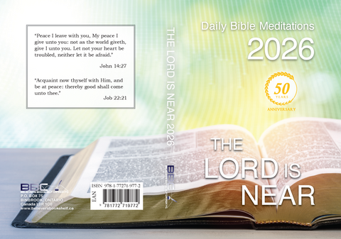THE LORD IS NEAR ENGLISH 2026 - LARGE PRINT - VARIOUS