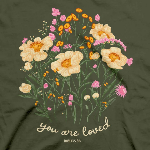 TSHIRT-YOU ARE LOVED BOUQUET 2XL