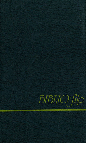 BIBLIO-FILE, GORDON SPRATT & BOS MENZIES - Binder