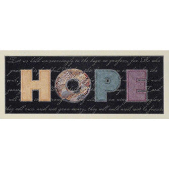 WALL PLAQUE -MDF HOPE