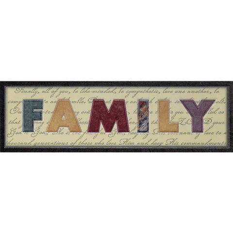 WALL PLAQUE -MDF FAMILY